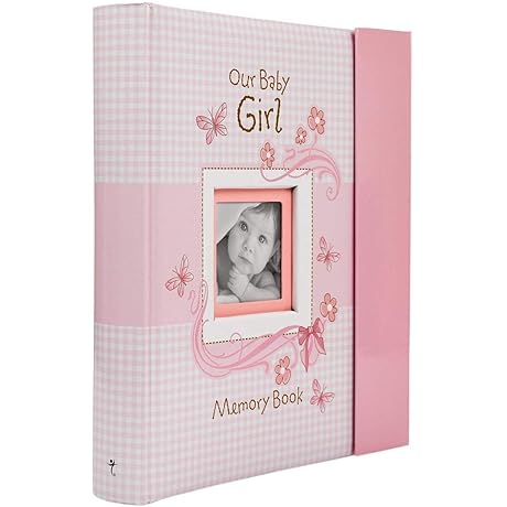 Christian Art Girl Baby Book of Memories