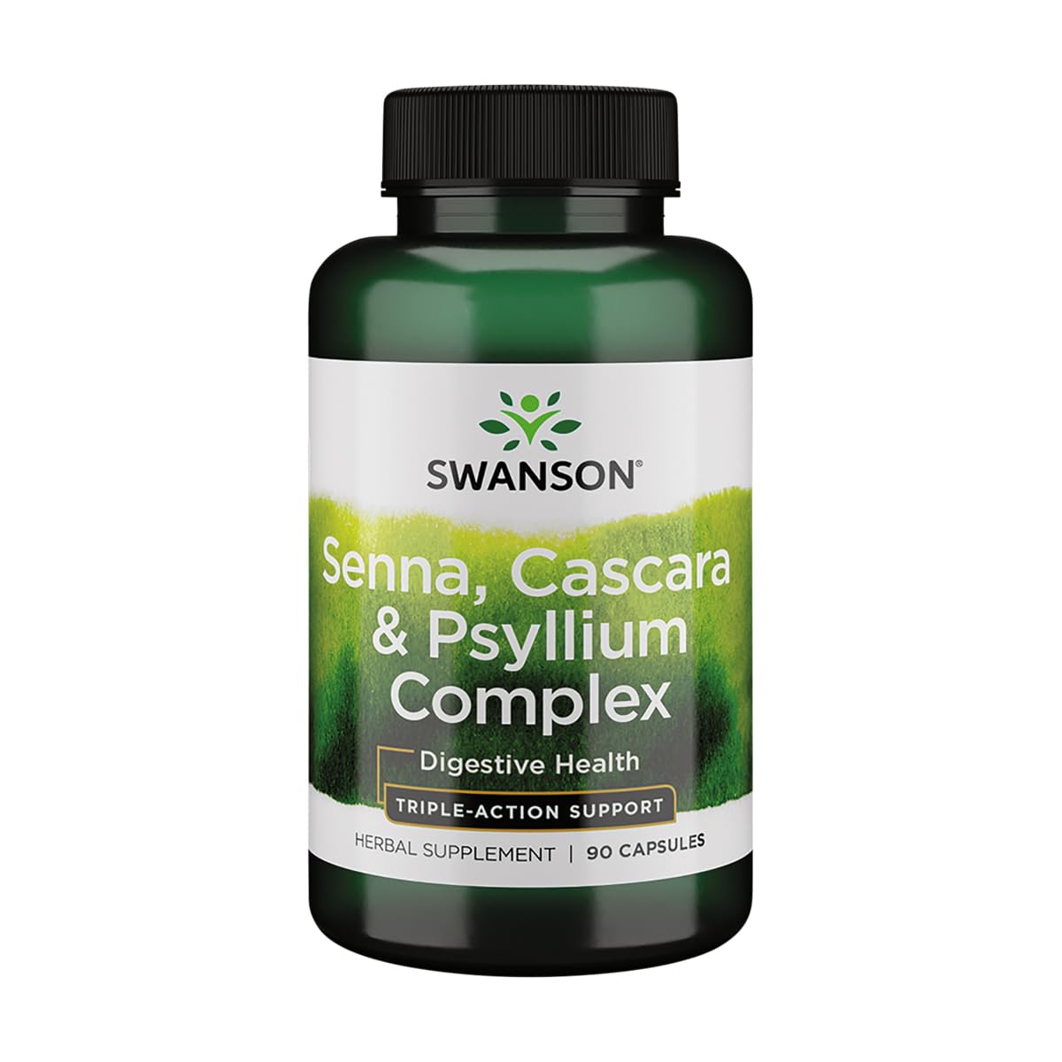 Senna Psyllium Cascara Complex GI Tract Regularity Support 90 Capsules