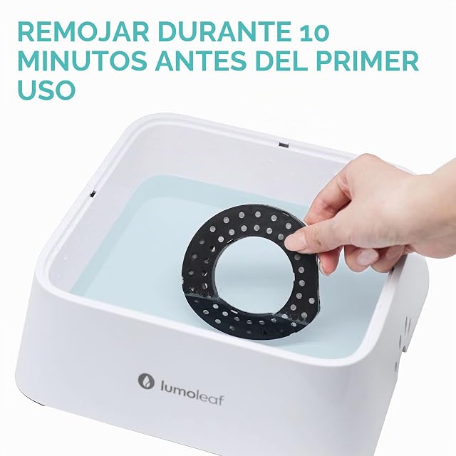 Foto 5 de 7 de LumoLeaf Filtros de repuesto para cuenco de agua para perros sin derrames de 70 onzas y 2 L y 138 onzas/4 L