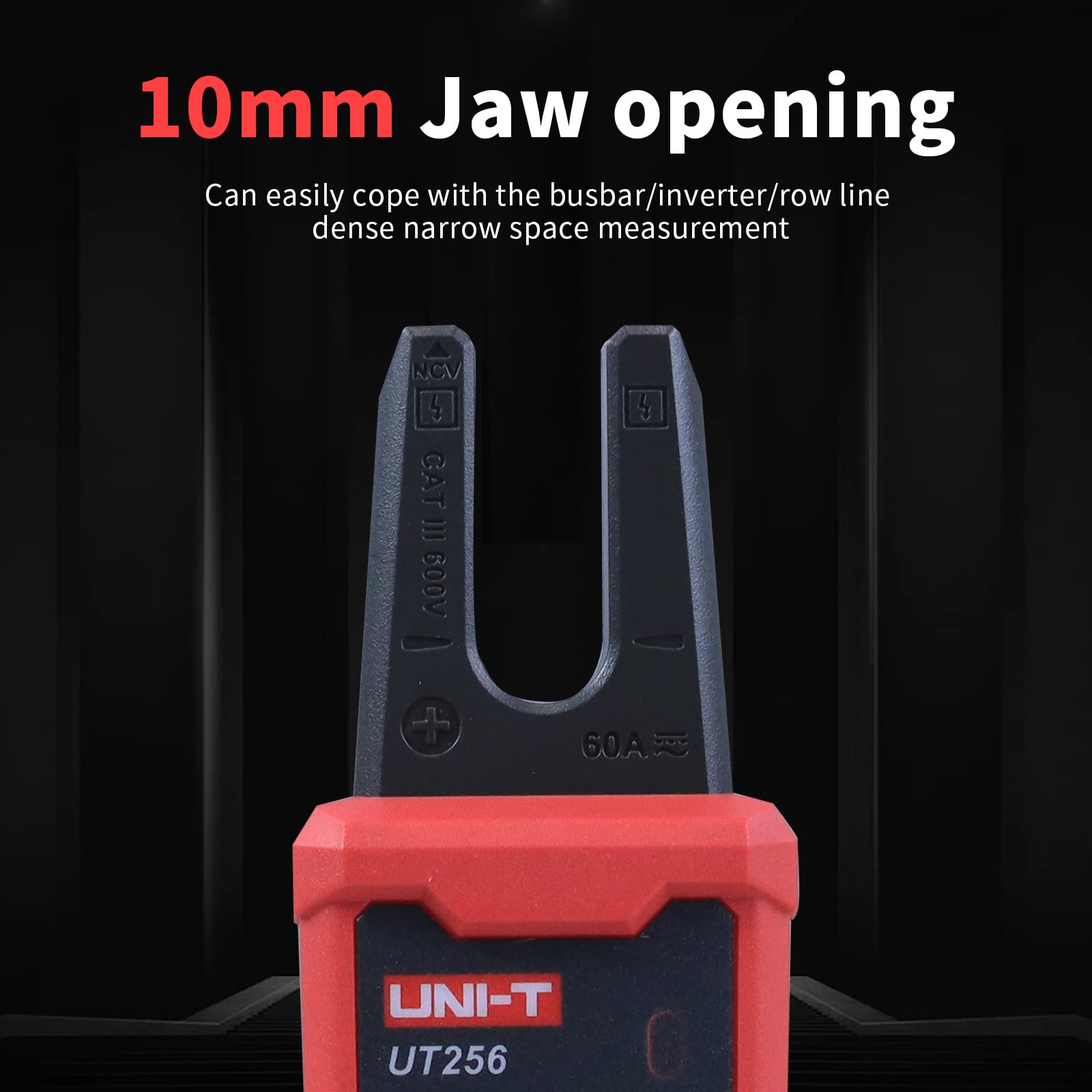 【uniです】 UNI-T AC/DC Open Jaw fork meter 60A 600V auto-ranging True