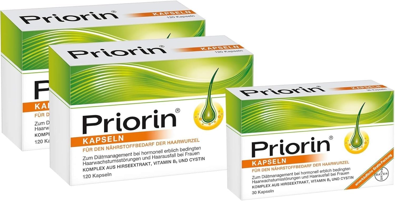 PRIORlN Vorteilsset 2 x 120 Kapseln + gratis 30 Kapseln