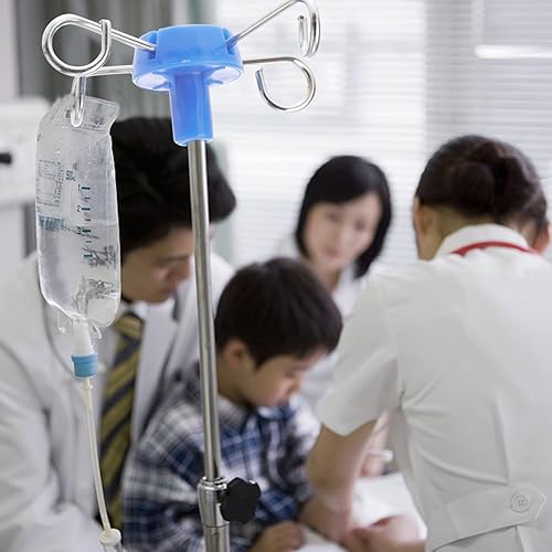 Miniatura 3 de Soporte colgante gancho: Gancho de suspensión de bolsa de goteo de acero inoxidable para hospital casero