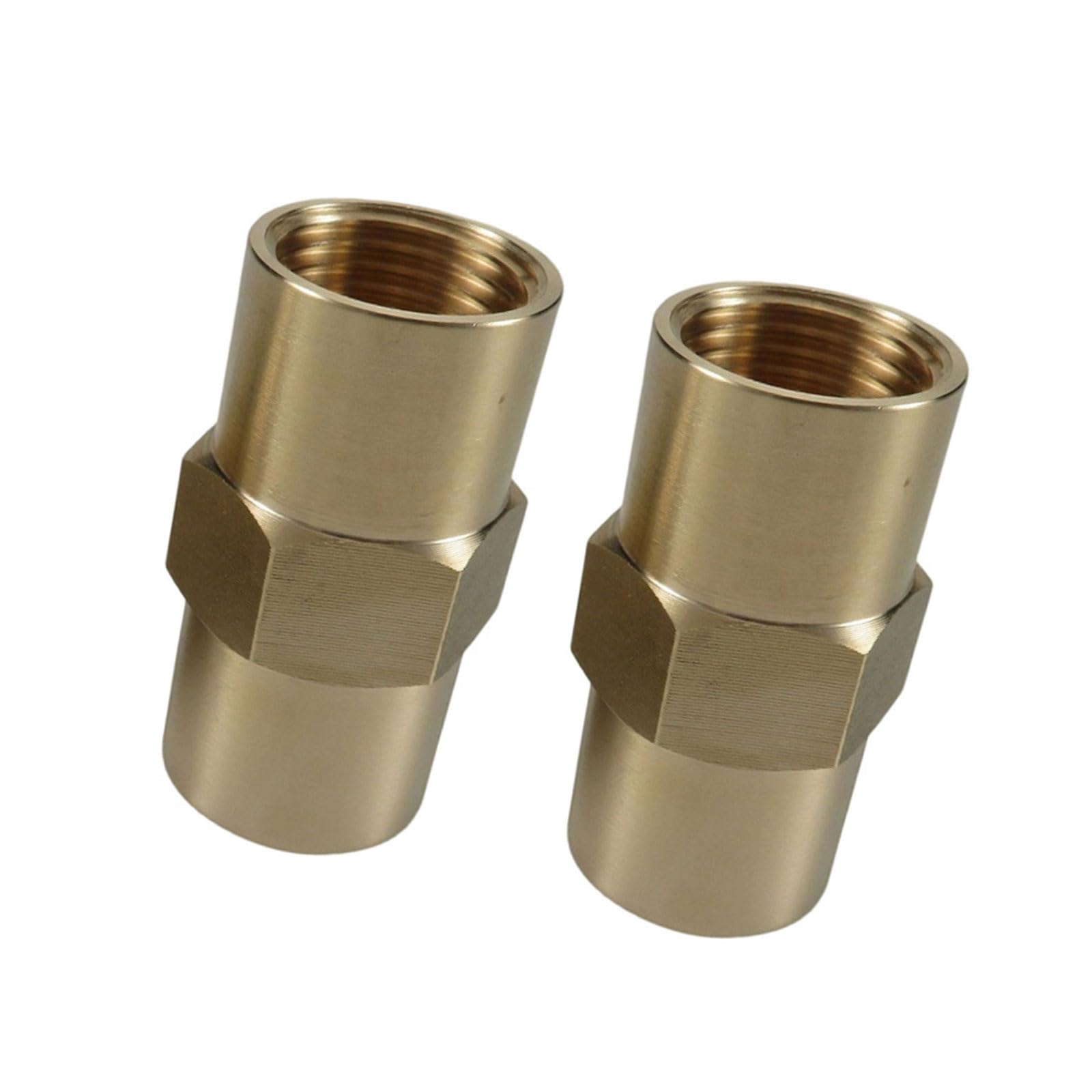 Kaeltsyn Women's 2Pcs Pressures Brass Connectors 5 / 8Inch Thread Arced Hose Coupler For Tig Welding Equipment And Tool Tig Welding Adapter