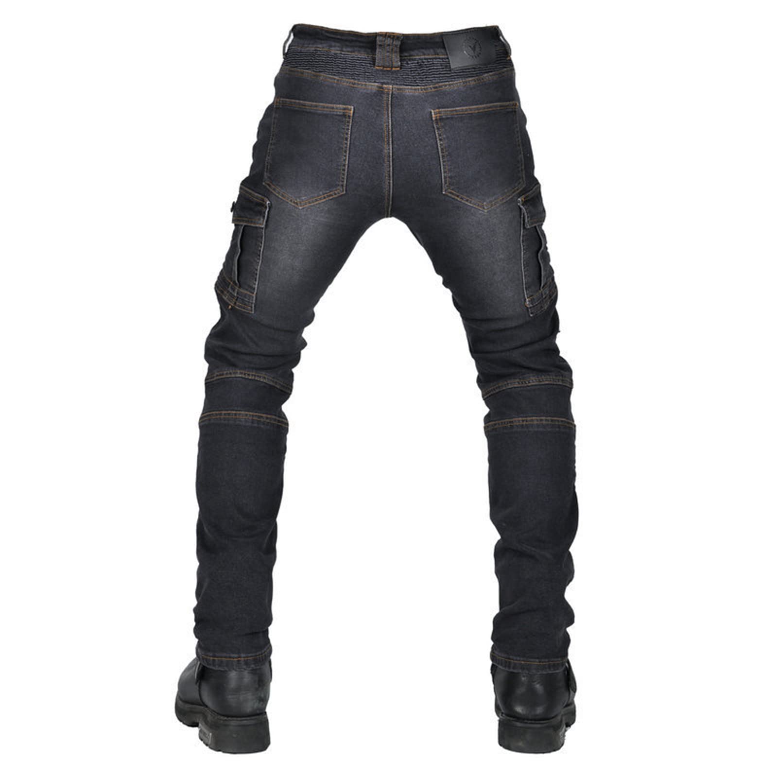 Mens Motorbike Jeans Motorcycle Cargo Pants Lined With Kevlar CE Armoured Pants - View #5
