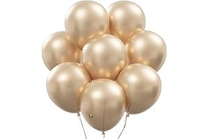 AFTERLOON® Biodegradable Champagne Gold Balloons (24 pcs)