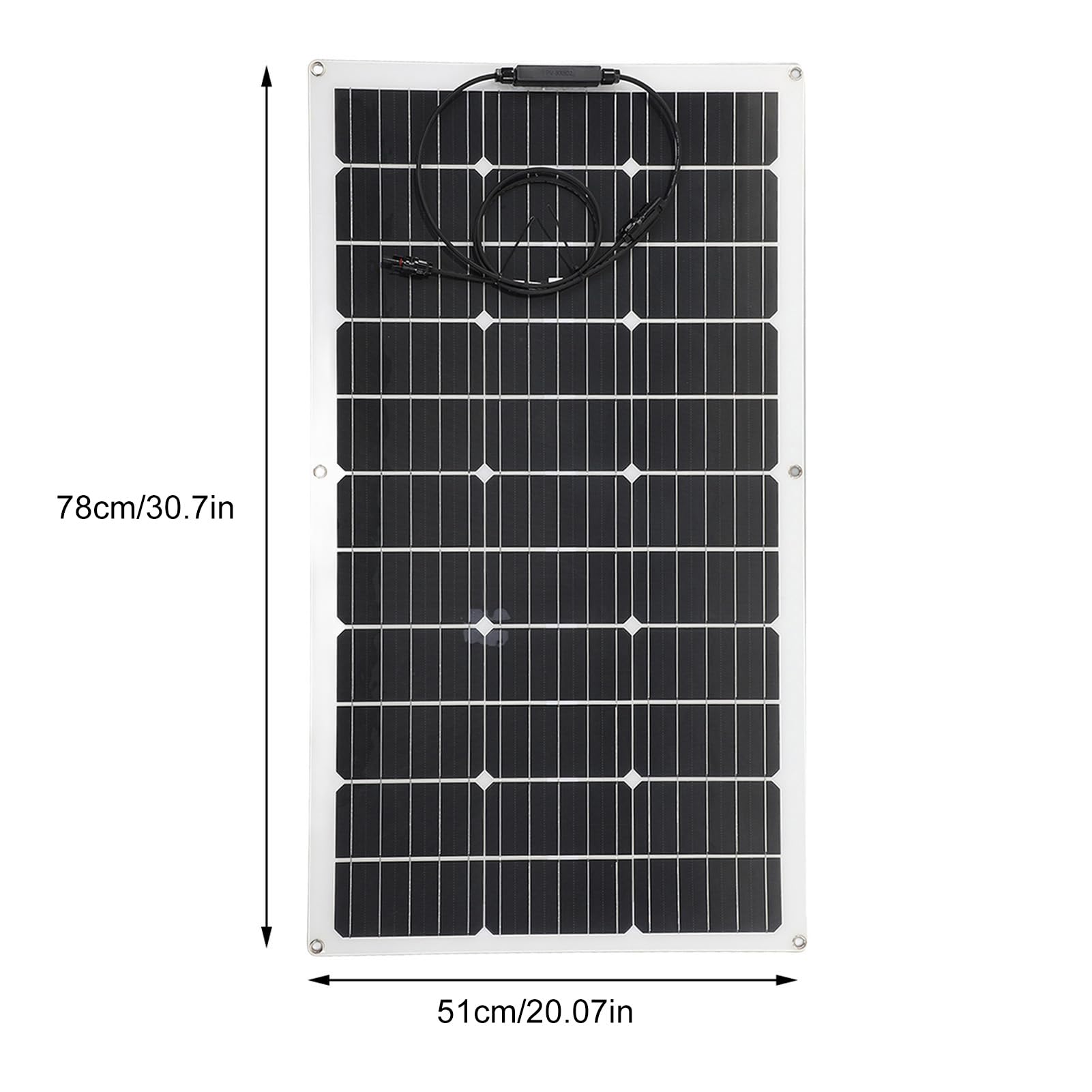 Amazon | 90W フレキシブルソーラーパネル、屋外用ケーブル付き太陽光