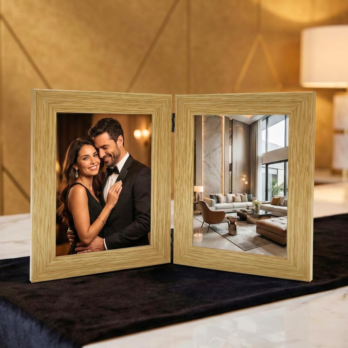 Book Photo Frame - Unbreakable Acrylic Display -9 Book Photo Frame - Unbreakable Acrylic Display -9