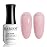 RARJSM Nude Glitter Gel Nail Polish Clear Pink Rainbow Chunky Sparkle Shimmer Jelly Nuded Iridescent Transparent Pink Gel Polish Single Bottle Soak off UV LED Cured for Home Salon Manicure 15ML