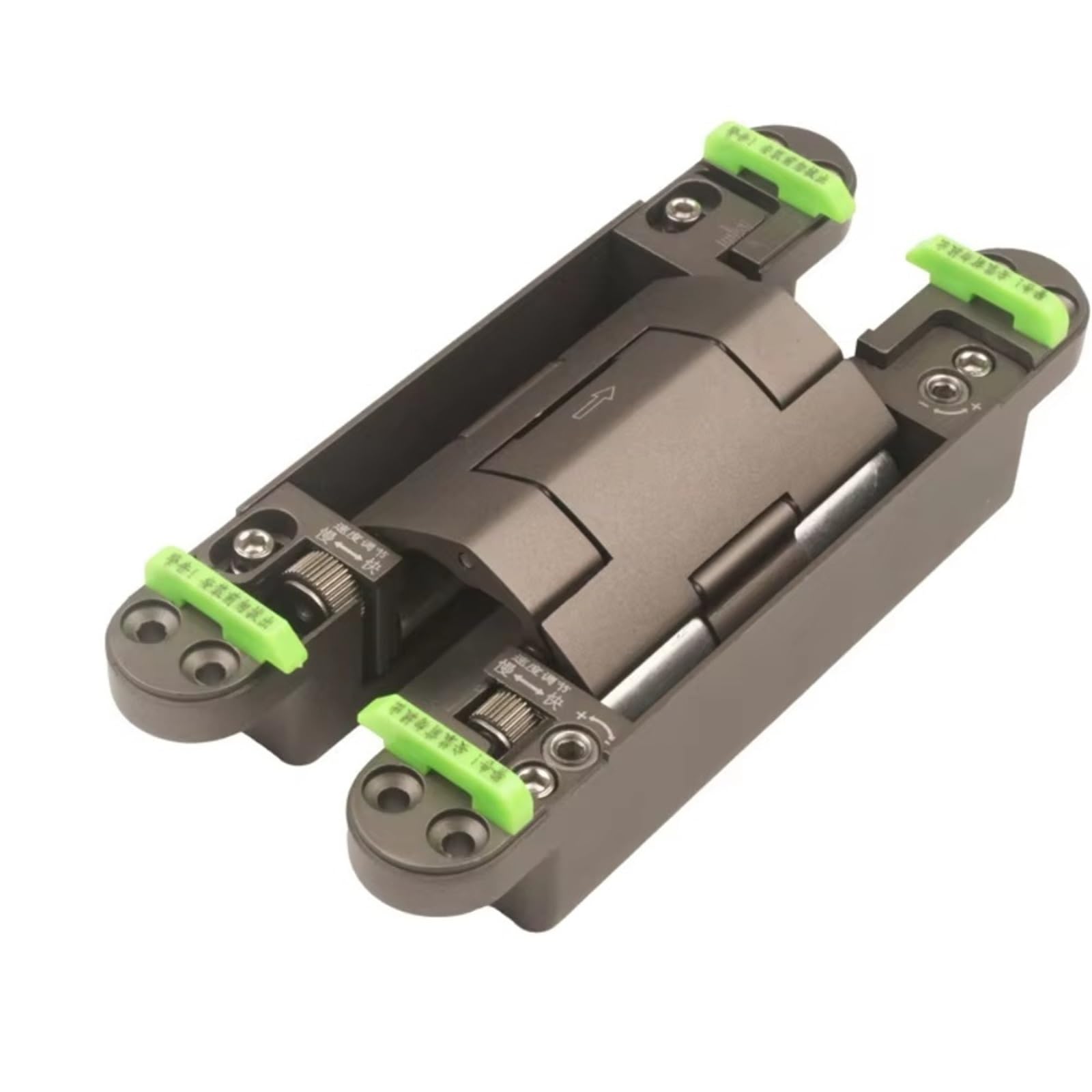 Adjustable Hinges Mounted Invisible Hydraulic Hinge with Auto Silent Shut for Household Cabinet Door Fittings(E Hydraulic)