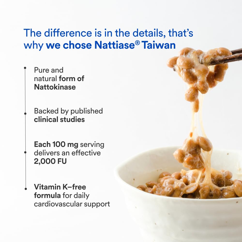 Origins Nutra Nattiase® Nattokinase 2000FU/100 mg | Vitamin K-Free Formula 2