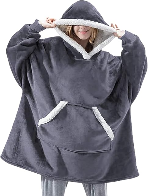 cotton yangda Hoodie Blanket, Oversized Hoodie Sweatshirt, Original Blanket Sweatshirt, Super Soft Cozy Warm Comfortable Giant Hoodie, Huge Sweatshirt for Women, Girls, Adults, Men, Boys