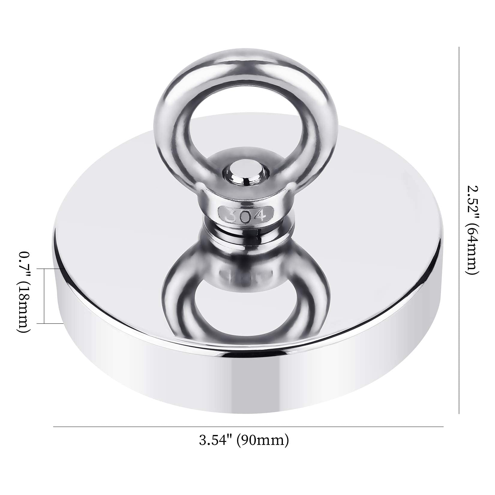 FINDMAG 1000 LBS Magnet Fishing Kit -7 FINDMAG 1000 LBS Magnet Fishing Kit -7