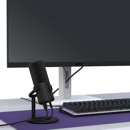 Miniatura 5 de NZXT Capsule Mini AP-WMMIC-B1 - Micrófono USB - Alta resolución - Patrón polar cardioide - Ideal para streaming, creación de contenido y podcasting