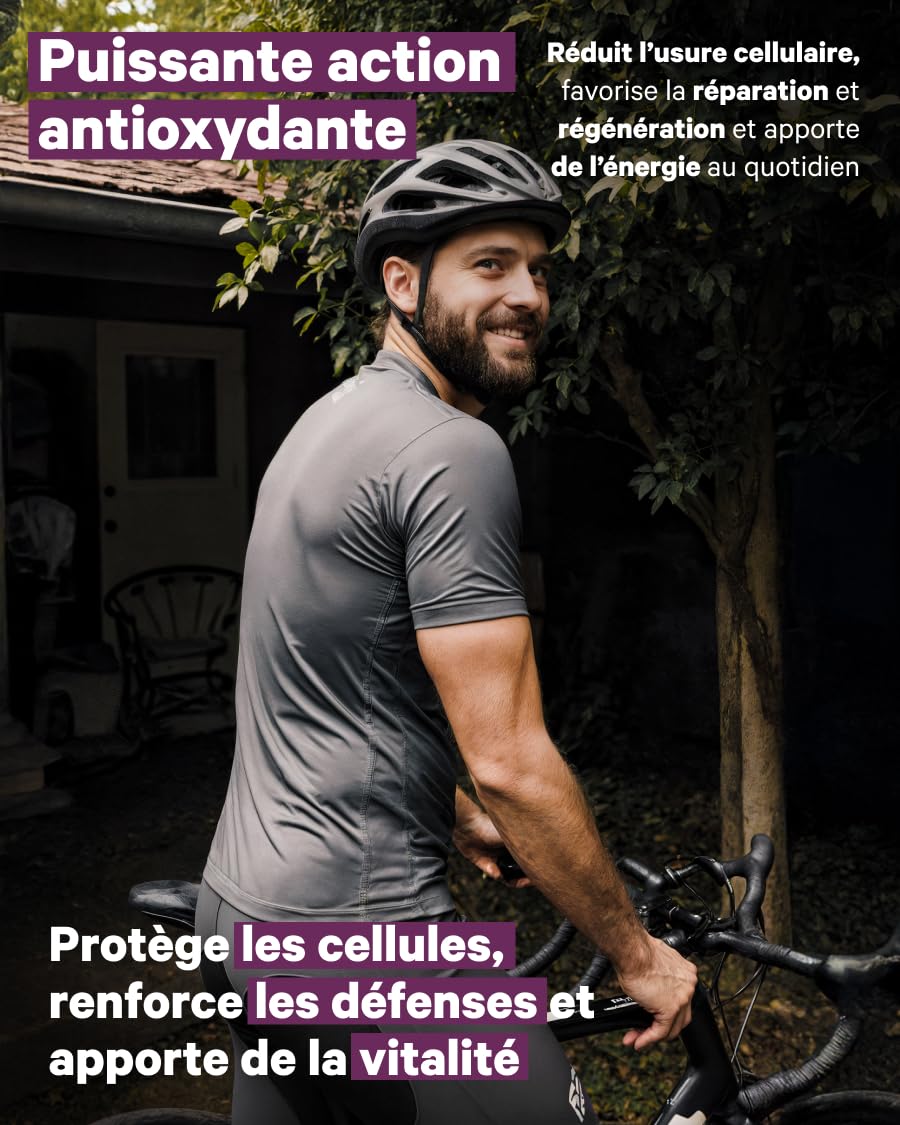 Trans-Resvératrol 98%, NAD⁺, Coenzyme Q10, Quercétine, Astaxanthine, Vitamine C & Zinc | Antioxydant Puissant, Anti-Âge & Immunité | 90 Gélules | Formule Avancée 7 Actifs Synergiques | 3 Mois