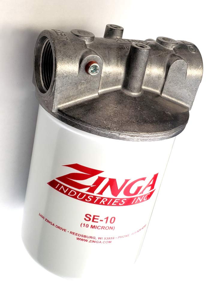 Zinga Filter Assembly 20 ORB Housing with 10 Micron Short Filter
