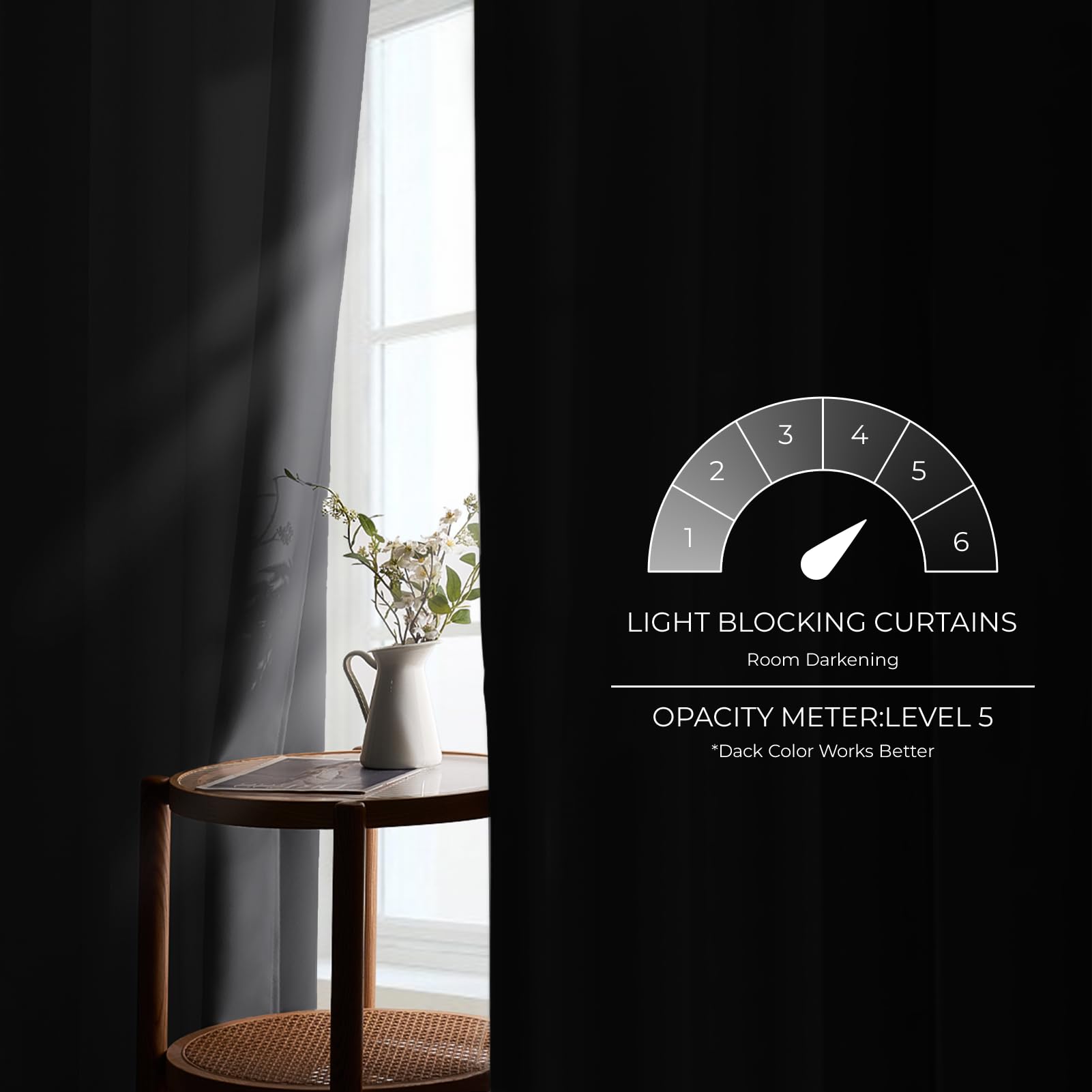 MRTREES 2 Pezzi Tende Oscuranti per Interni Termiche Isolanti con Occhielli Moderne Tende Coprenti Tinta Unita per Camera da Letto e Soggiorno 140x240 CM(Larghezza x Altezza) Grigio Scuro