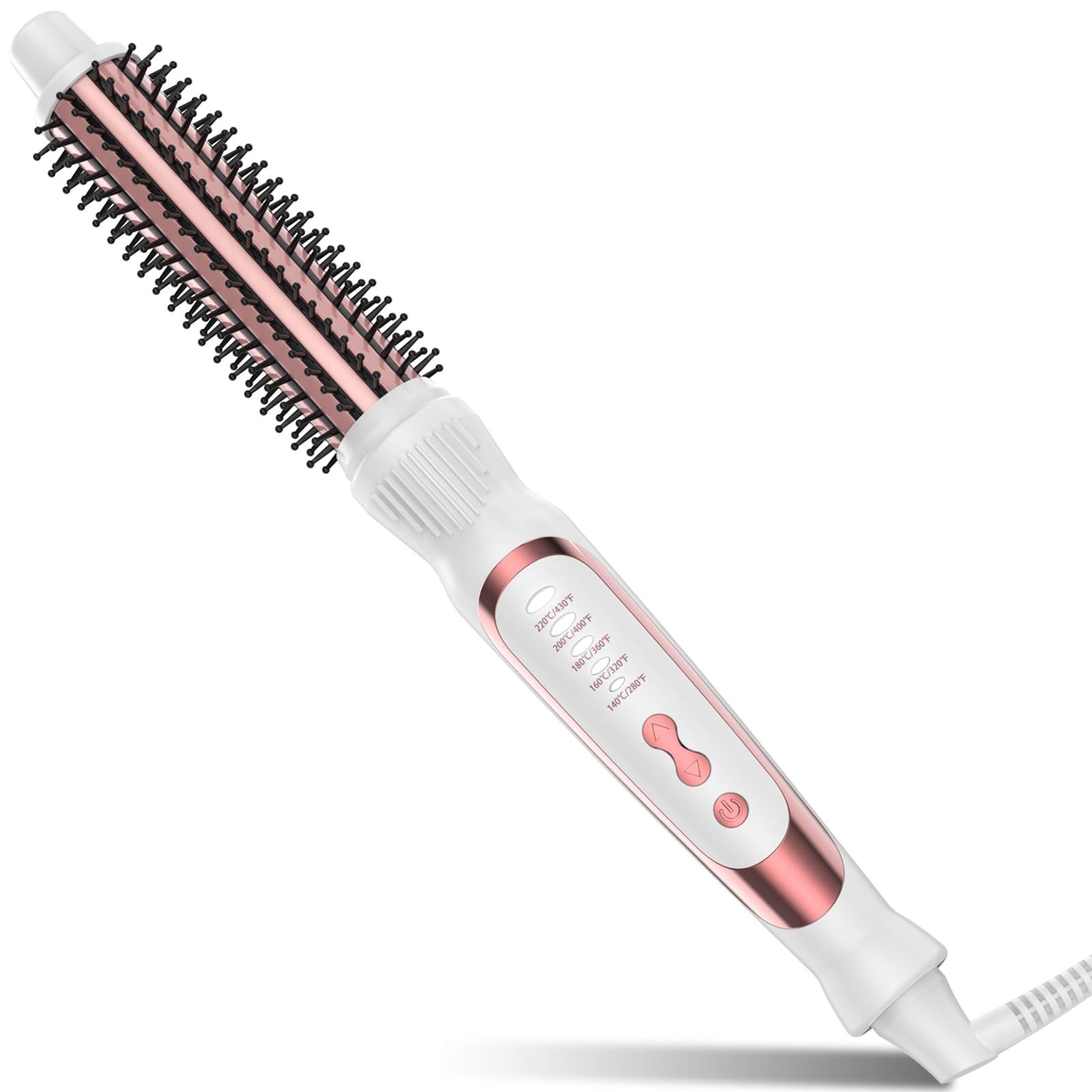 Amazon.com: DENVEK Heated Round Brush, Ceramic Tourmaline Ion