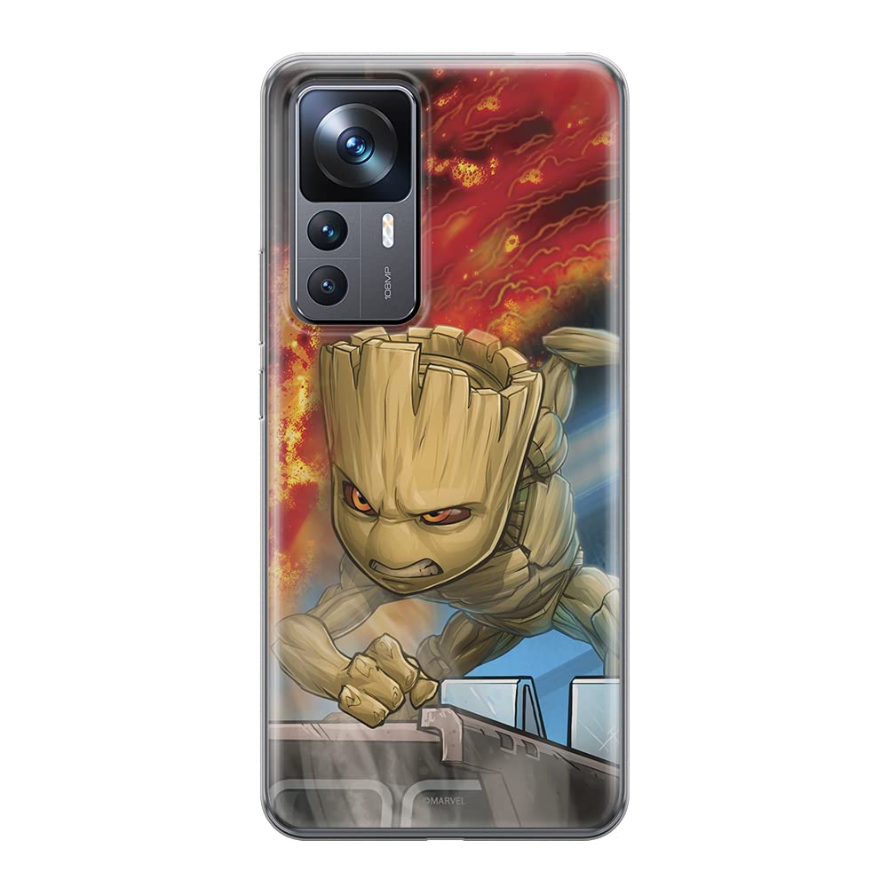 ERT GROUP Custodia Marvel Per Xiaomi 12T/12T Pro/K50 Ultra – Iron Man 034 – Cover In TPU Ufficiale E Licenziata, Antigraffio - 5
