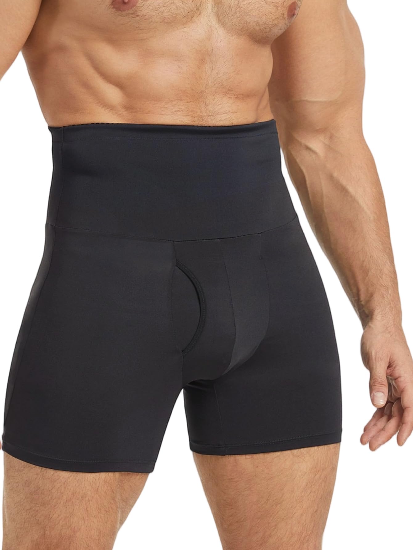 Mens Shapewear Compression Shorts Slimming for Wanting Slimmer Waist Body Shaper Leg Boxer Briefs