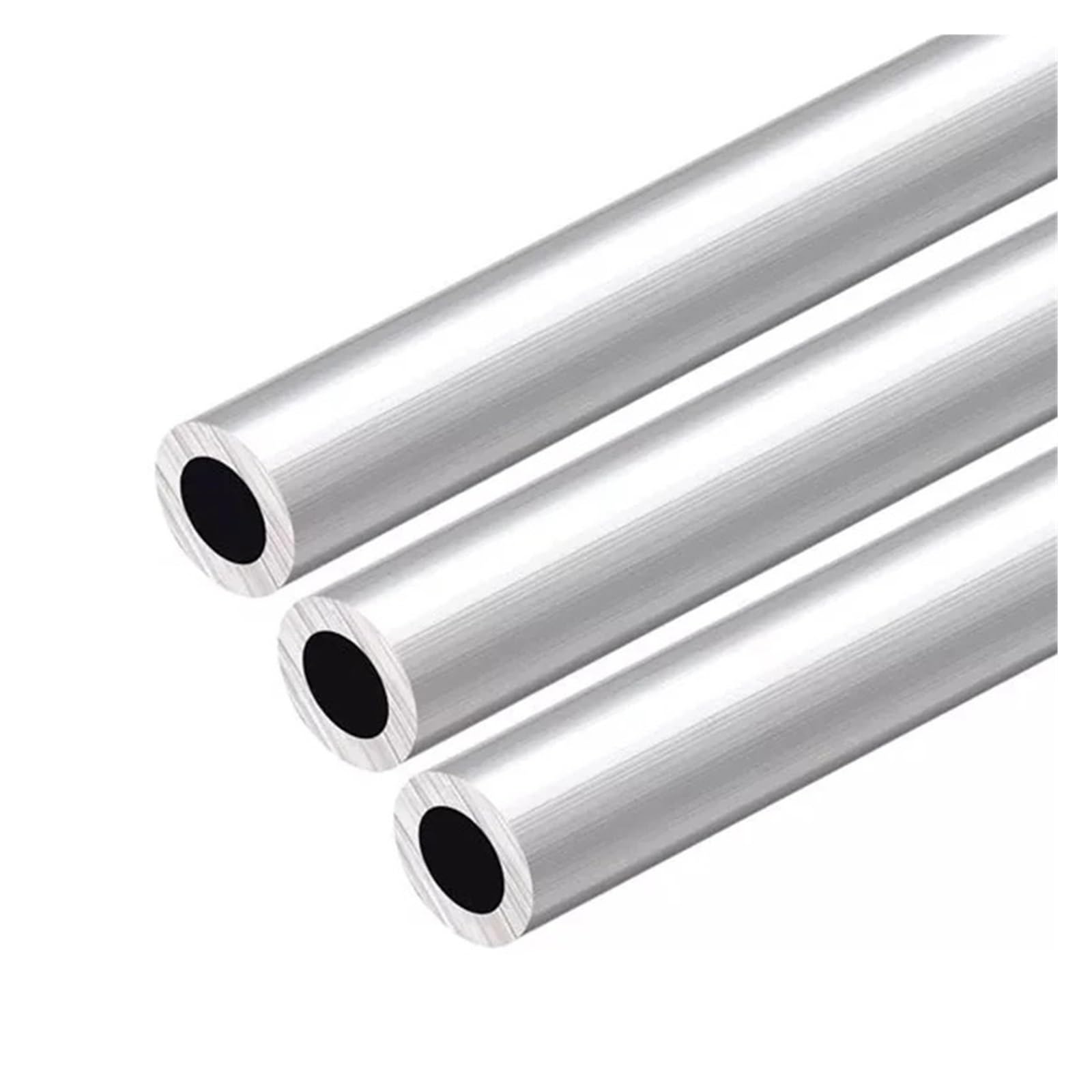 Straight 6063 Aluminum Alloy Round Tube 4mm Wall Thickness OD 12-52mm 300mm 500mm Length Aluminum Pipe(300mm-OD20xID12mm)