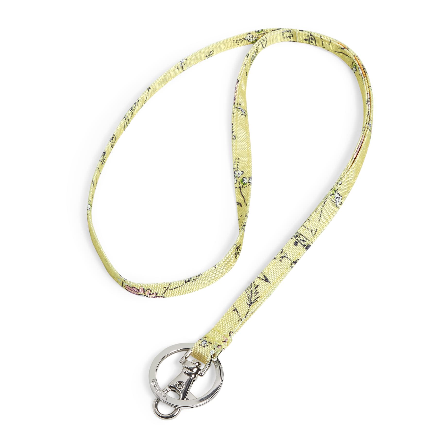 Vera Bradley Women's Recycled Lighten Up Reactive Lanyard, Sunlit Garden, One Size