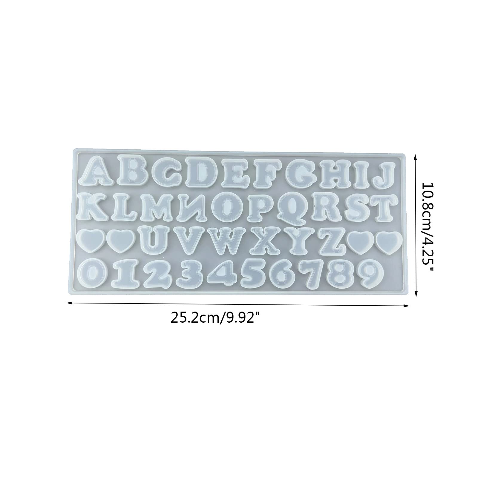 Stampi per lettere per resina epossidica colata arte numero stampo in silicone fai da te gioielli fai da te stampo parola inglese fatto a mano