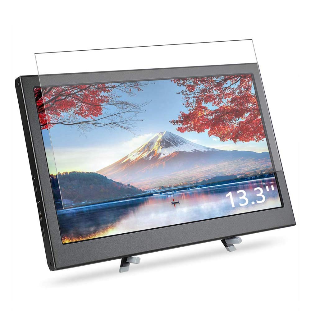 Anti Blue Light Tempered Glass Screen Protector Film, compatible with 13.3" Display mobile Gaming Monitor Dodomi （Active Area Cover Only） Protective Protectors Guard