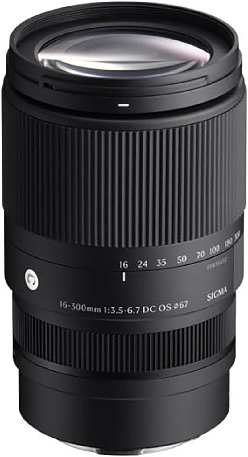Sigma 16-300mm F3.5-6.7 DC OS Contemporary Lens for Canon RF Mirrorless Cameras Compact All-in-One Zoom with HLA Autofocus, 6-Stop OS2 | Bundle with Deco Gear Accessory Kit | USA Authorized Model