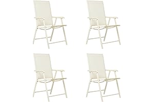 BPS Folding Camping Deck Chairs for Outdoor Activities - Portable Patio Dining...