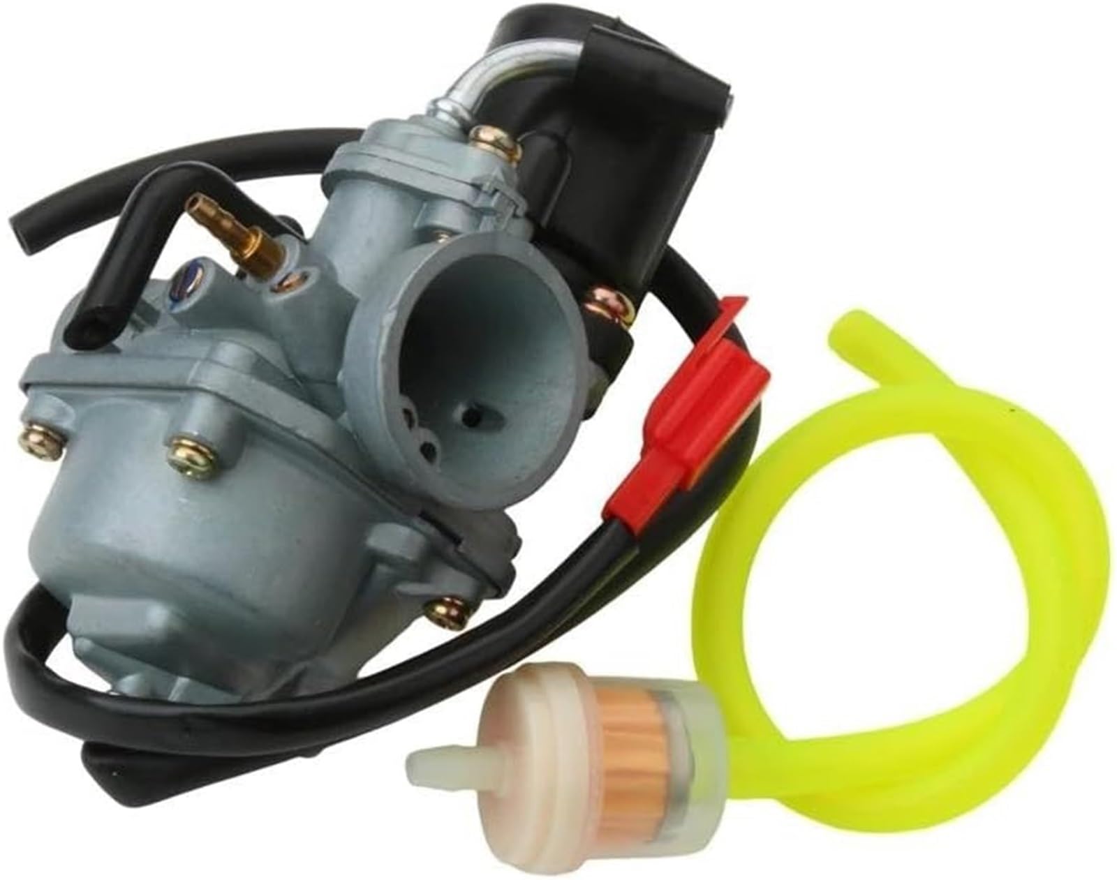 Genérico Carburador desbrozadora Piezas de Motor Carburador para Scooter 19 mm para ciclomotor