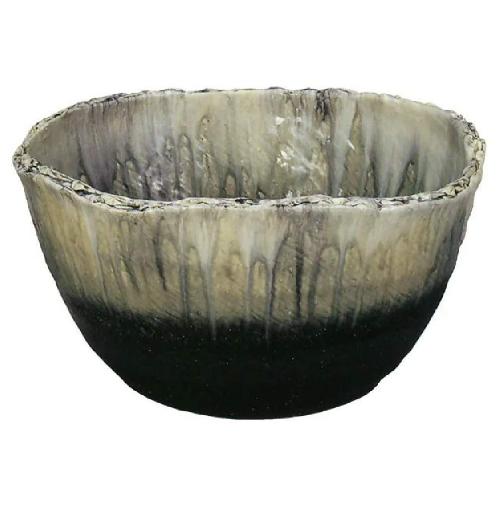 【新品同様】　信楽焼　陶器の水の流れる置物 Amazon.co.jp: 信楽焼 清涼 湧き水つくばい 電動つくばい