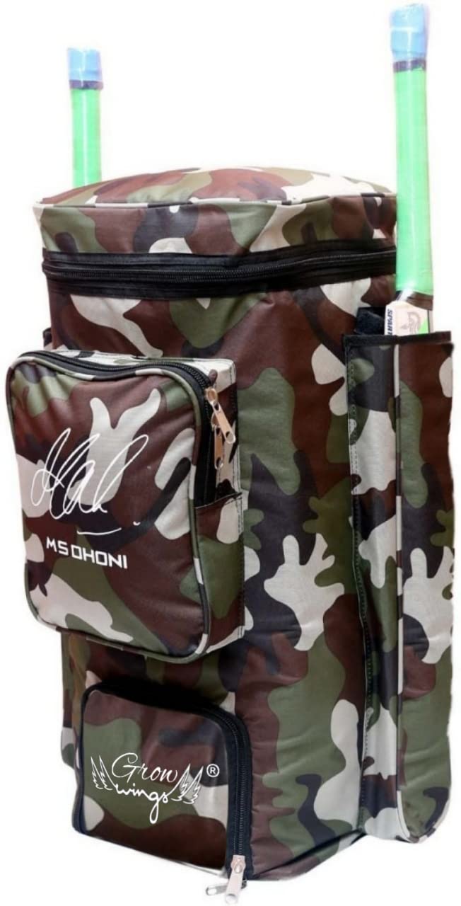 Grow wings Kit Bag with Heavy Material Fabric Nylon Material (Green Army) 2