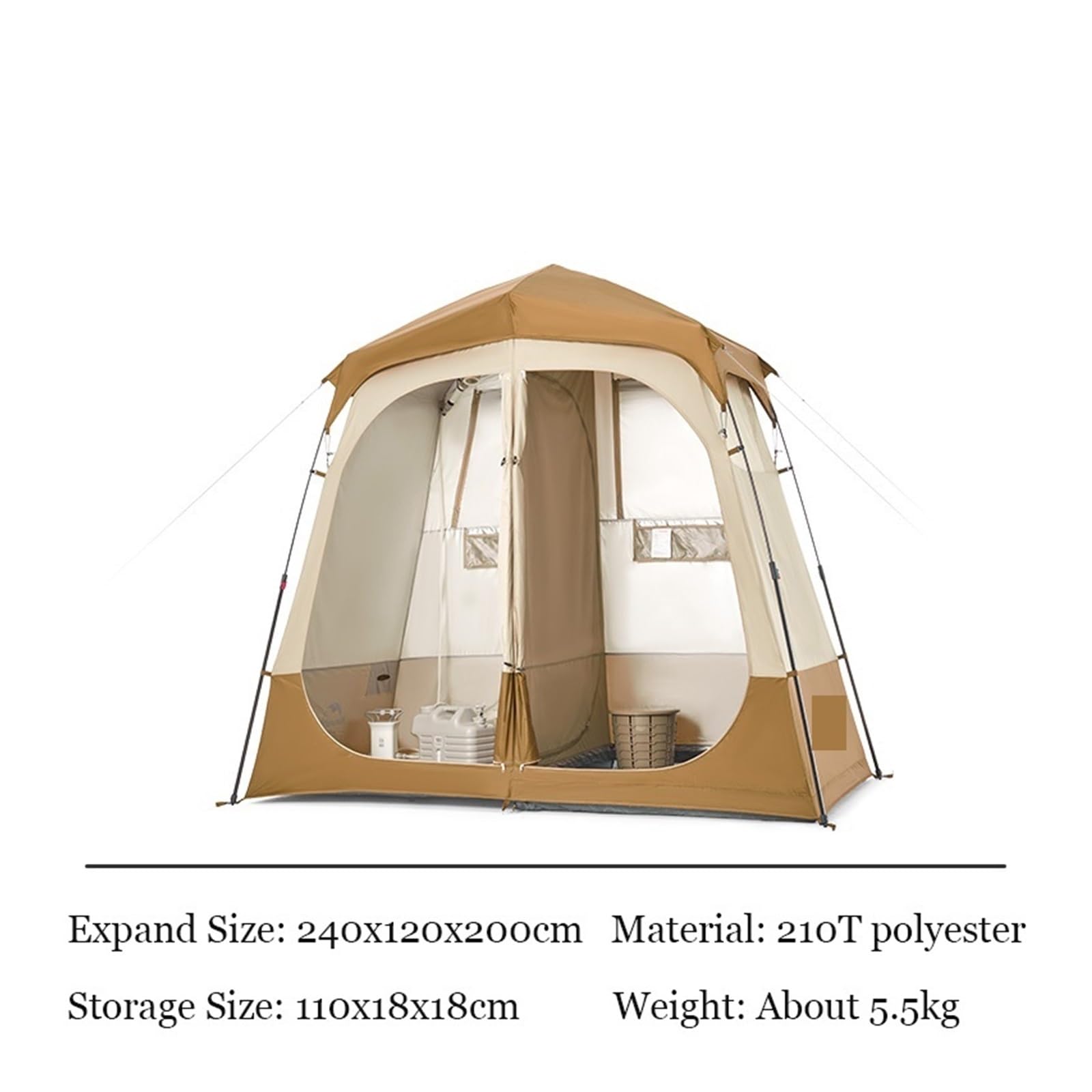 Camping-Zelt, Pop-up-Zelt ， Duschzelt Badewanne Umkleidekabine Zelt Unterschlupf Zelte Tragbares Outdoor-Campingzelt Campingzelt