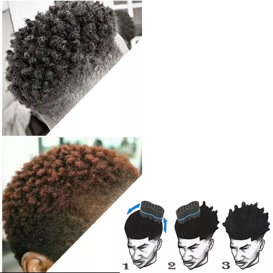 Afro Bukle Süngeri & Eldiven Seti | Profesyonel Saç Şekillendirici 723014