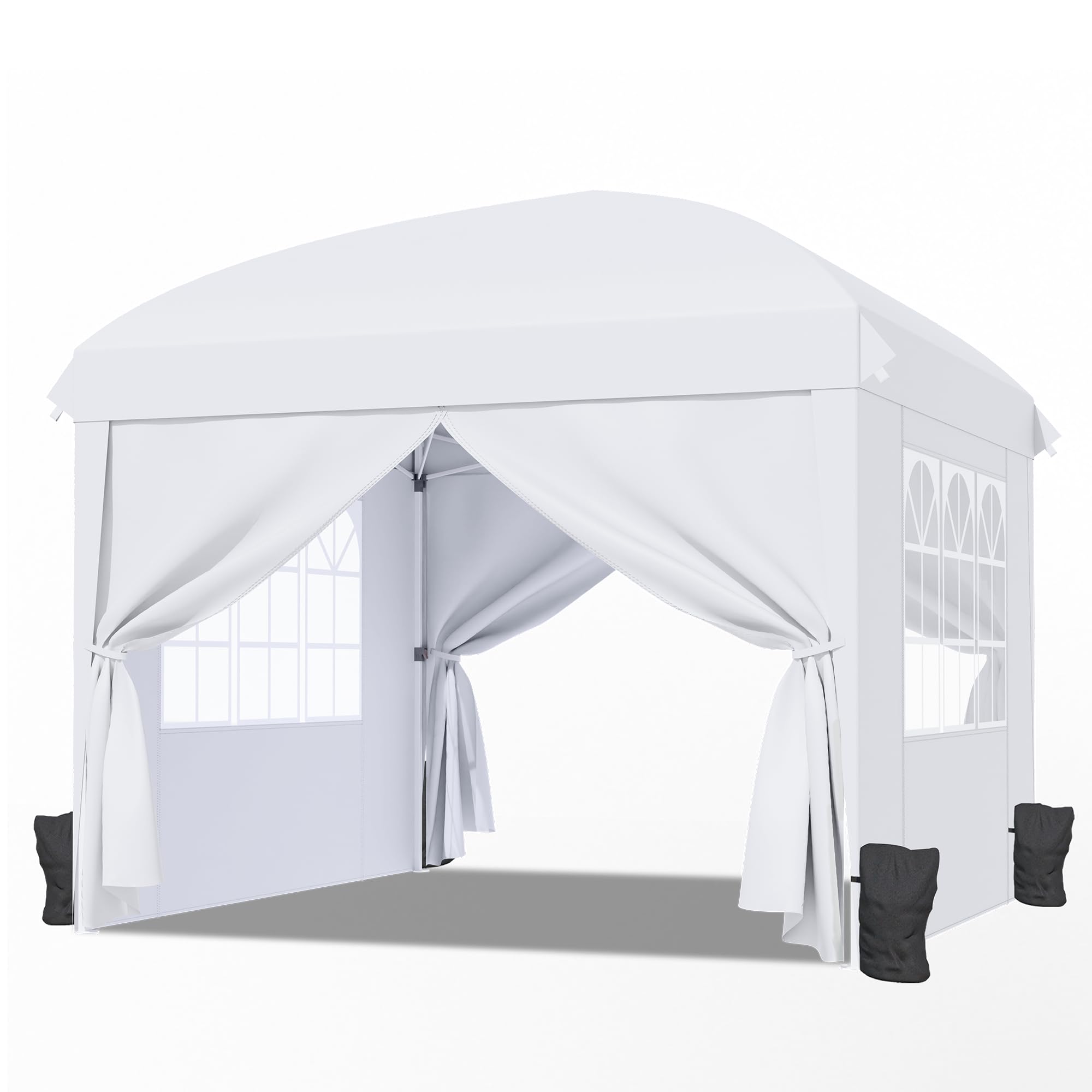 RELAX FIELD Pavillon 3x3 mit Seitenwänden