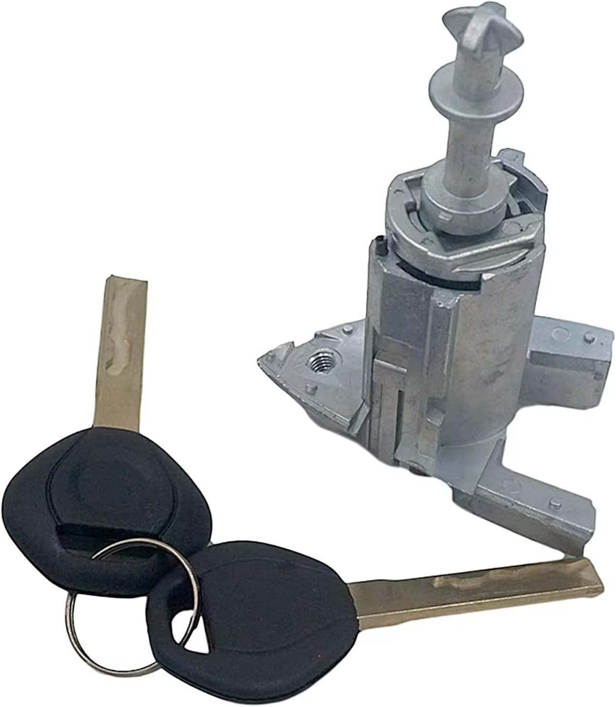 Car Door Lock Actuator Left Driver Side Door Lock Cylinder Barrel with 2 Keys for BMW for X5 E53 2000-2006 51217035421