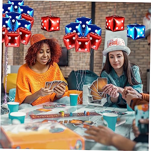 Ballons de fête en forme de dés géants pour décoration à thème