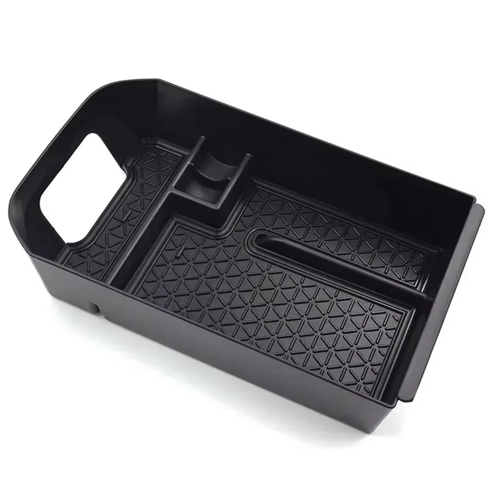 HNDZCYSMGS Boot Organiser Compatible With Toyota For RAV4 2019 2023 Central Storage Box Armrest Armrest Glove Holder Plate Car Container Organizer Car Accessories(Black)