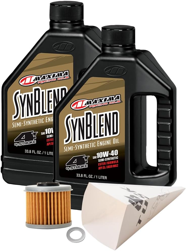 Tusk 4-Stroke Oil Change Kit Maxima Synthetic Blend 10W-40 CRF250R/X/ 2018-2025