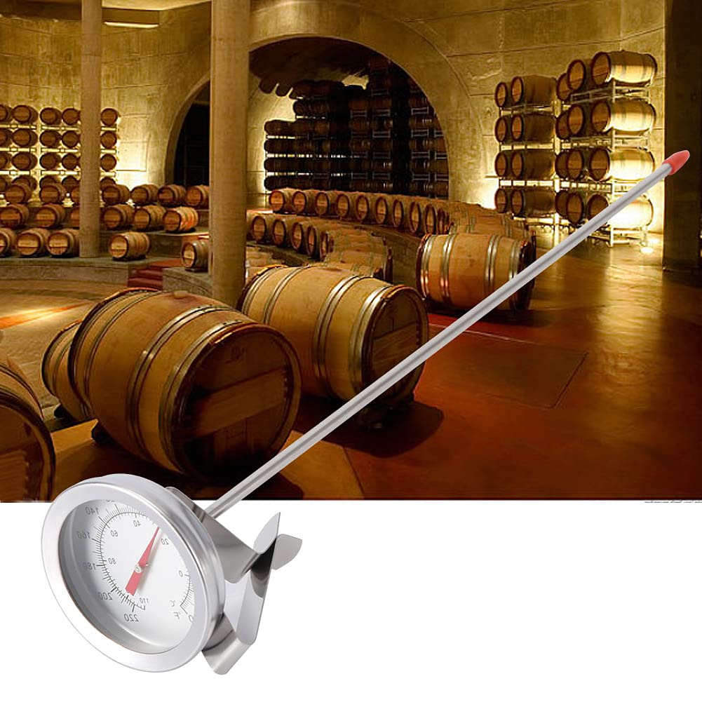Termómetro Termómetros Termómetro de Vino para Cerveza Homebrew Clip 1Pc Clip de Alcohol Abrazadera Ale Clip Sujetador Termómetro. Clamp Brewing Ollas, Hervidores y