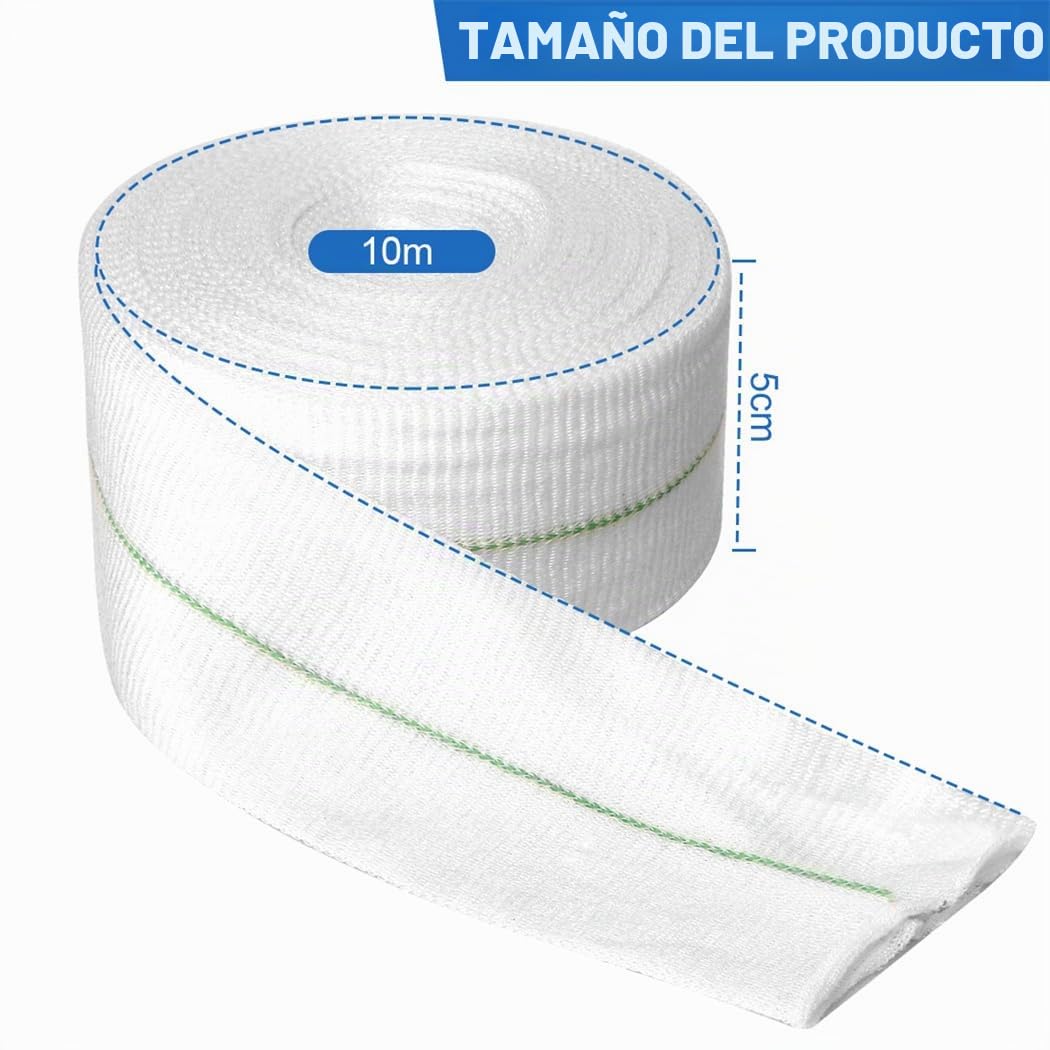 Vendaje elástico tubular de compresión 5CMX10M vendaje de fijación tubular vendaje tubular vendaje de apoyo para tiritas brazos, tobillos y rodillas