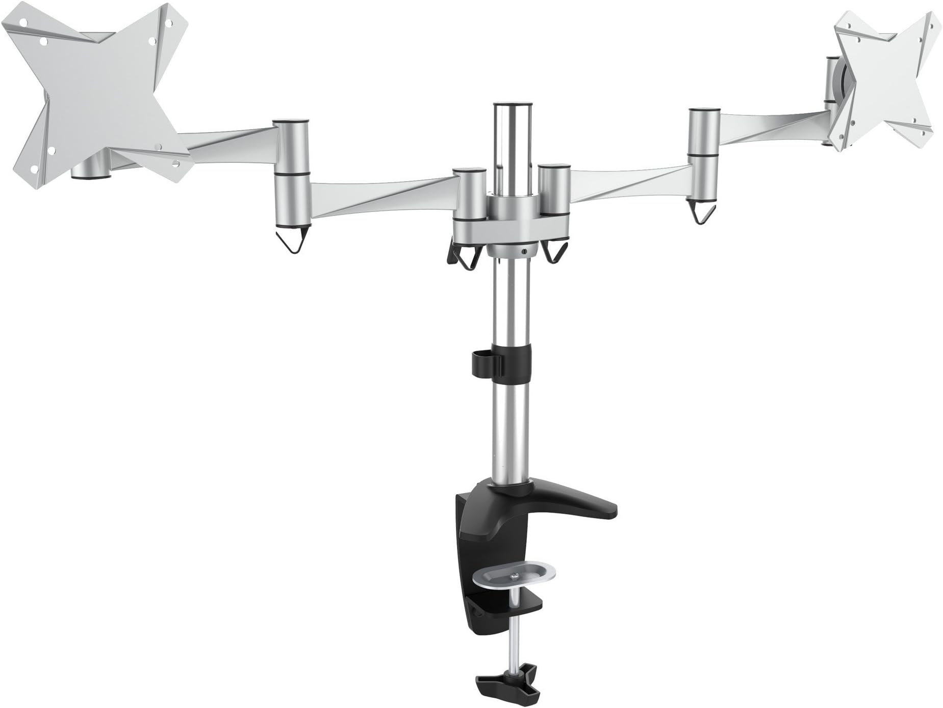 RICOO Support PC 2 Écrans TS2311 13-27 (33-69cm) Double Bras Articulé RICOO Support PC 2 Écrans TS2311 13-27 (33-69cm) Double Bras Articulé
