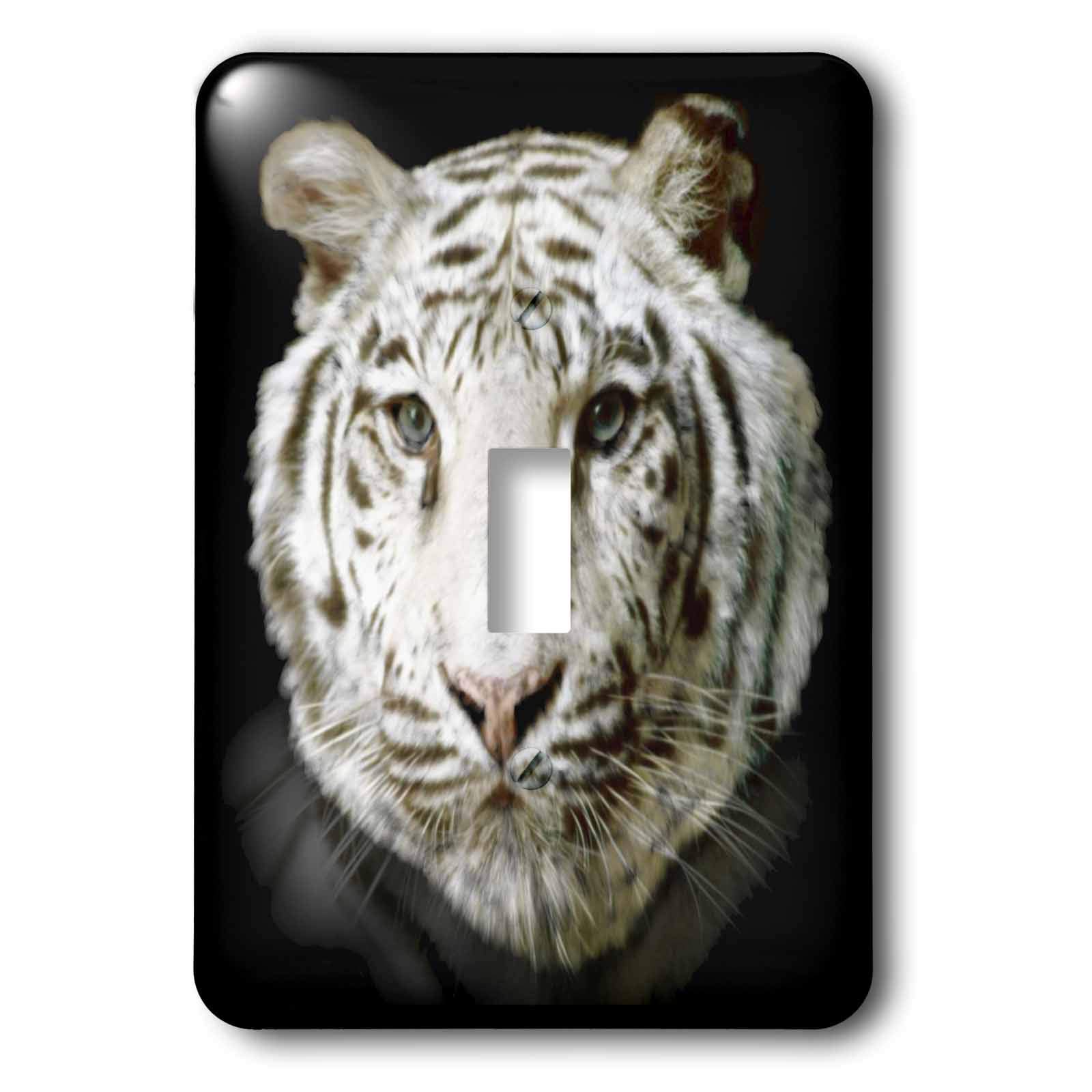 Interrupteur à bascule unique pour rénovation électrique murale motif tigre 3dRose