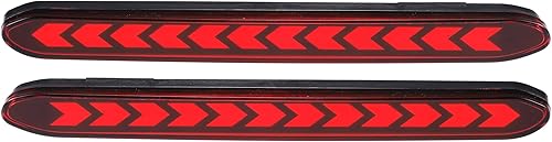 Reflector de parachoques trasero de coche, luz de señal de giro LED rojo para Honda Odyssey 2007-2013 lente roja 1 par