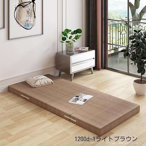 ごろ寝 マット 長座布団 コンパクト ごろ寝布団 折畳み 高反発 4つ折り厚さ5cm 体圧分散 ごろ寝マット プレイマット マット クッション お昼寝マット キャンプ [2]