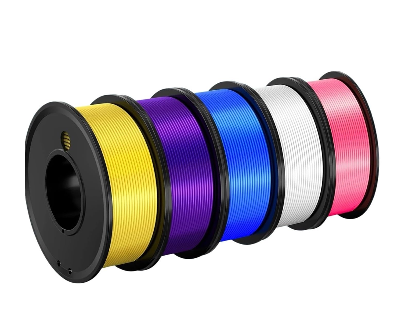 Seiden-PLA-Filament 1,75 mm for 3D-Drucker, metallartig glänzende 1000-g-Spule, Maßgenauigkeit +/- 0,02(Pink)