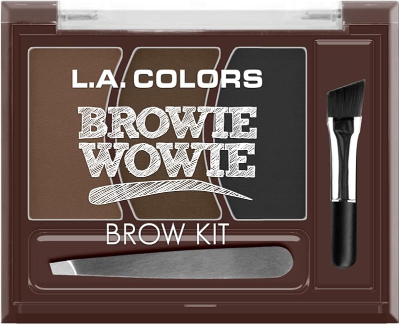 L.A. COLORS Brow Kit, Medium (Carded) CBK210N