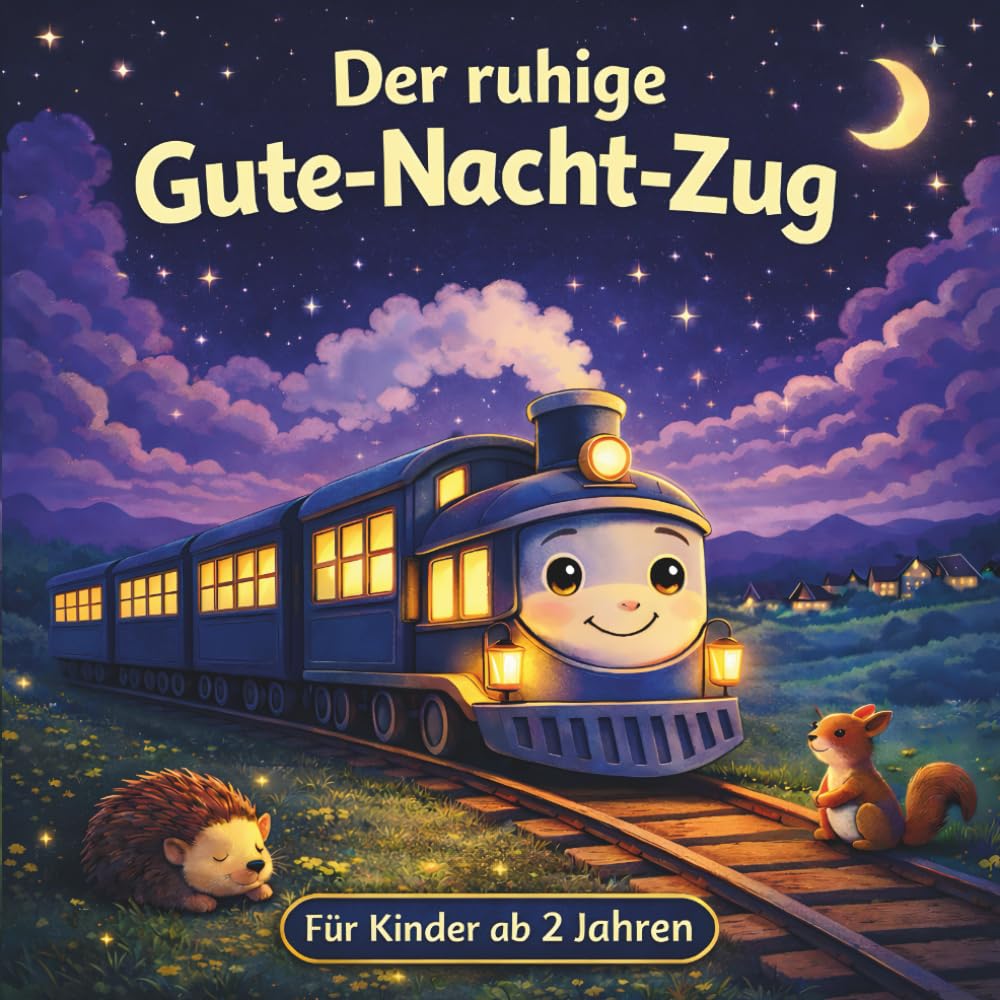 Der ruhige Gute-Nacht-Zug für Kinder ab 2 Jahren: Eine beruhigende Einschlafgeschichte voller Tiere, Länder und erster Entdeckungen