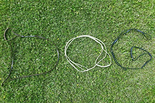 Dingo 10783 Ausstellungsleine aus weichem Leder mit geflochtenem Griff, handgefertigt, Schwarz