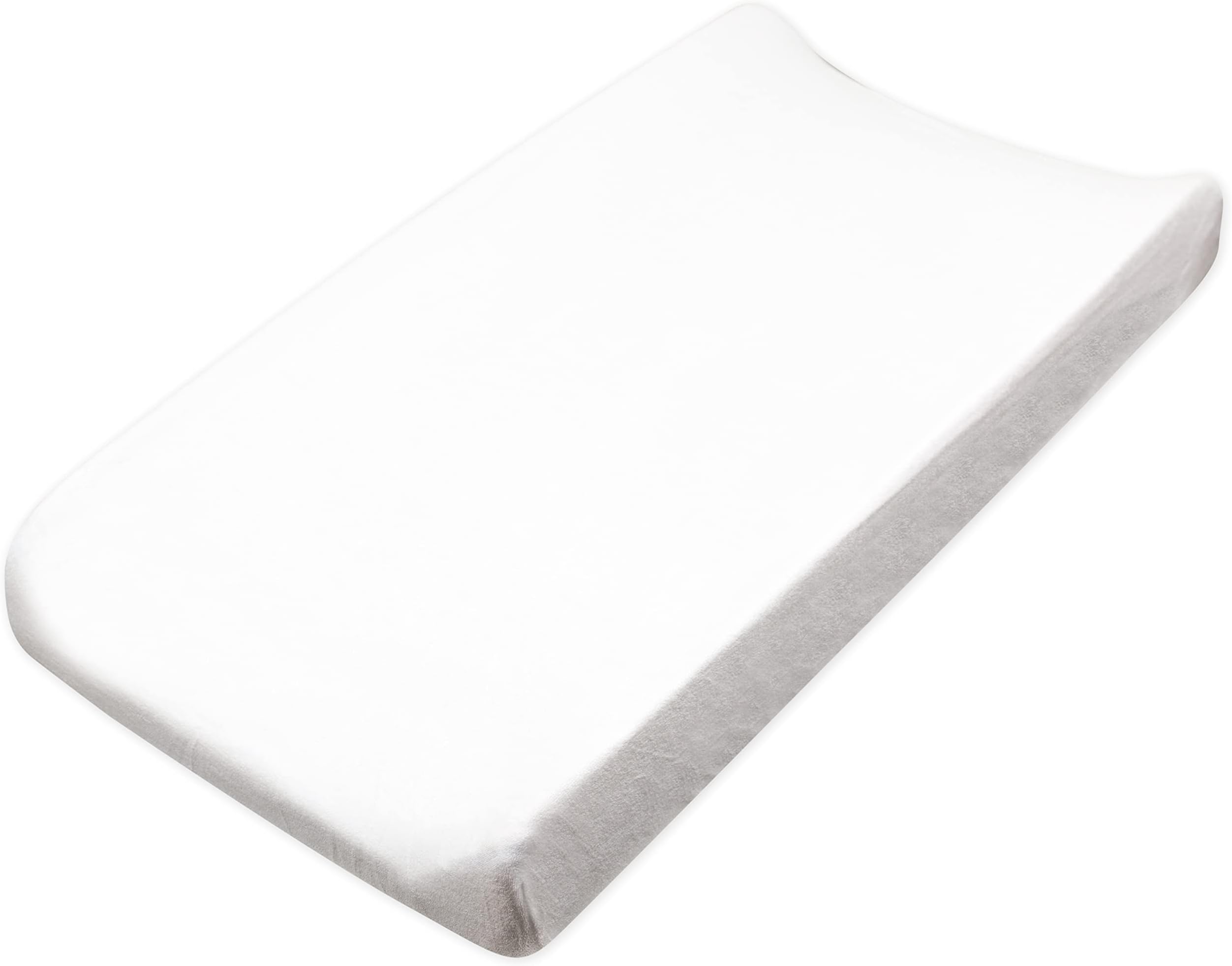 The Honest Company unisex-babyD139ECompany Baby Organic Cotton Terry Changing Pad Cover Bandana - White - One size